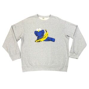 Uniqlo x KAWS x Andy Warhol Sweatshirt Gray Men's Size XL